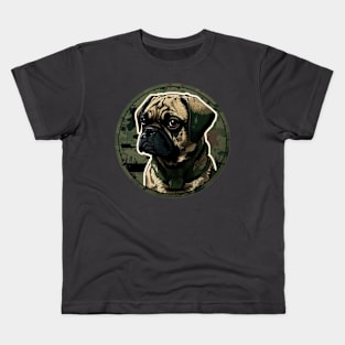 Puggle Camouflage Motif Kids T-Shirt